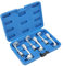 Astibym Jeu de Douilles d'injection de Ligne d'injecteur de Carburant, Jeu de clés à Injection traitées thermiquement 1/2in 12mm 14mm 16mm 17mm 18mm 19mm Acier au Chrome vanadium avec boîte de