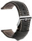 TStrap Correa Cuero Reloj – Negro Vintage GruesaPulsera Relogio Hombre – Piel Autentica Brazalete Reloj InteligenteHebilla – 20mm 22mm 24mm