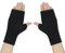 Handstulpen Fingerlos Kinder Armstulpen mit Daumenloch Handschuhe Gefüttert Warm Fäustlinge Lang Weich Pulswärmer Handgelenke Winddicht Armwärmer Winterhandschuhe für Mädchen Junge Outdoor Schwarz