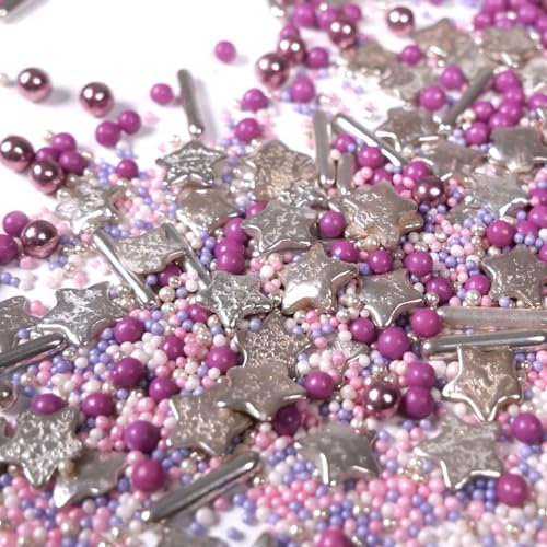 Streuselheld Girls Night 40g Streusel zum Dekorieren und Verzieren von Gebäck aller Art wie Torten Kuchen Keksen Zuckerstreusel