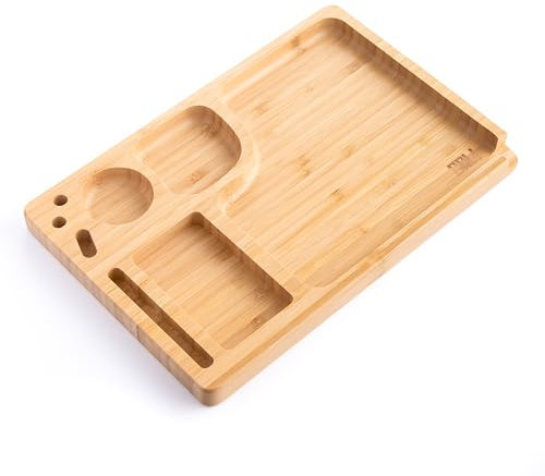 CALI Rolling Tray Premium Bamboo
