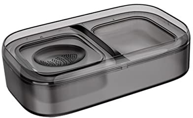 Happyyami Abreuvoir pour Chat Contenant De Nourriture pour Gourde Chat Distributeur d'eau pour Filtre Fontaine a Eau Bol D' pour Nourrir Réservoir D' Plastique