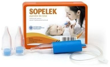 SOPELEK Nasensauger + 3 Einweg-Spitzen