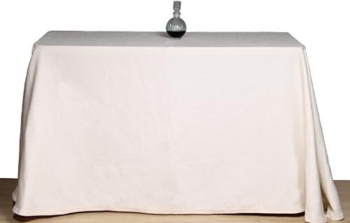 TE Texna Falda Mesa Camilla Cuadrada Rectangular de Chenilla enaguilla Mantel Otoño-Invierno-Primavera-Verano Colores Cuadrada Mantiene el Calor fresquita Verano (Marfil, 70x120)