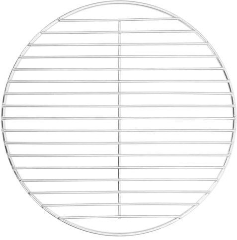 vidaXL Grille de barbecue ronde Ø34,5 cm acier inoxydable 304, remplacement de grille de barbecue, grille de grillage, grille à charbon de bois