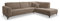 VENASI MÖBEL Ecksofa ohne Schlaffunktion Sofa L-Form Links/Rechts Eckcouch Couchgarnitur Couch (Braun, Rechts)