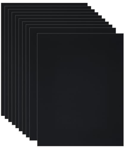 BENECREAT 10Pcs 28.2x21.7cm Black Plastic Brim Insert, Rectangle Baseball Cap Visor Insert, Hat Brim Replacement Liner Shaper for DIY Repair Custom Brims, Craft Sewing, Cap Supplies Making