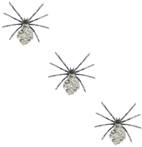 Ciieeo 3 Pezzi Di Decorazioni A Forma Di Ragno Per Halloween Design A Forma Di Ragno Di Cristallo Per La Festa