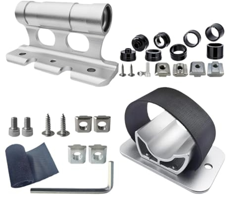 Baoblaze Supporto per forcella bici, portabici da tetto per auto con sgancio rapido, supporto universale per ruota, supporto per forcella anteriore, blocco, Argento