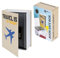 Fisura – Tresor in Buchform Travel is my therapy. Originaler Buchsafe mit Zahlenschloss. Versteckte Geldkassette. Originale Kassette mit Schloss. Maße: 18 x 11,5 cm