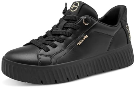 Tamaris Comfort Damen Step IN Leder Sneaker flach zum Schlupfen Wide Fit