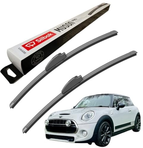 Silbak Windscreen Wipers, for MINI One Cooper F55, F56 (09/2013-01/2024) Wiper Blades, 450mm/480mm