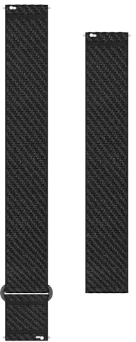 Garmin Approach S50 Nylon Replacement Accessory Band, 20 mm, Black,Two Sizes
