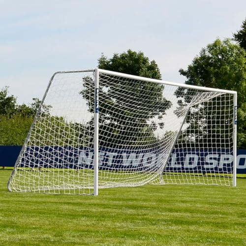 FORZA Aluminium Fußballtore [11 Größen] | Professionelle Fußballtorpfosten - *Die von MLS & Premier League Clubs verwendeten Tornetze*