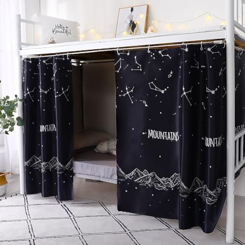 Bettvorhang Hochbett Kinder Etagenbett Vorhang Bettvorhänge Schlafzimmer Betthimmel Mädchen Jungen Bettzelt Schlafsaal Bett Vorhänge Cartoon Schlafzelt Kinderzimmer Bett Zelt Umrandung 2x1.15m (LxH)