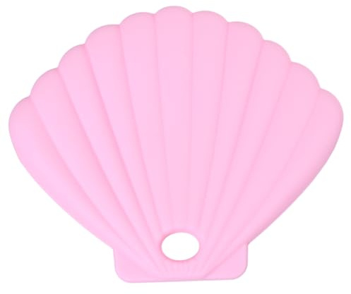 PRETYZOOM Aufbewahrungsbox für Masken Maskentasche Masken Organizer Maskenhalter Schutzbox für Masken Maskenbox für den Rucksack Maskenbehälter Muschelförmiges Maskenetui Kieselgel Rosa
