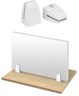 Schreibtischteiler Home,Desktop-Trennwand,Abgerundetes Eckendesign,zur Reduzierung von Lärm und visuellen Ablenkungen(100cmX30cm)