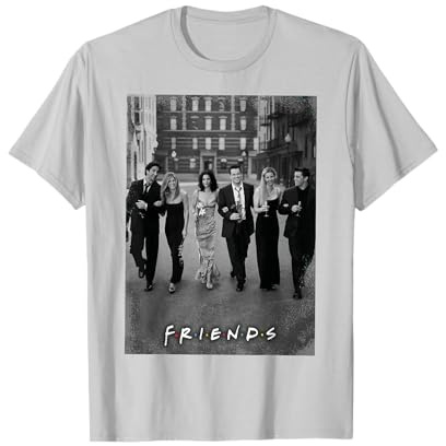 Poster Serie TV Friends Iconic Group NYC Street Retro Fan Anni '90 Maglietta