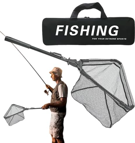Filet de pêche pour Aquarium,Équipement en d'aluminium avec Fonction Extensible - Matériel de pêche - pour Votre père, ami, Thanksgiving, Noël, Nouvel an Chinois, Saint-Valentin