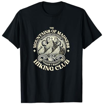 Bergen Wahnsinns Wanderverein Mountains Madness Lovecraftsch T-Shirt