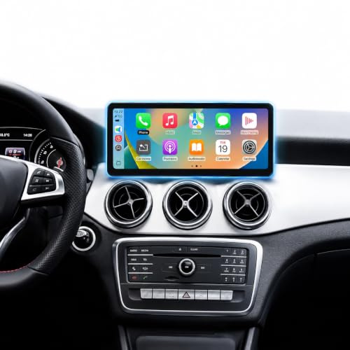Vibex | Monitor 10.25 per Mercedes Classe A W176 CLA C117 GLA X156 NTG 5.0 5.1 5.2 | Sistema Linux, Apple CarPlay Android Auto Wireless | Display HD IPS – Mantiene Funzioni Originali – Plug & Play |