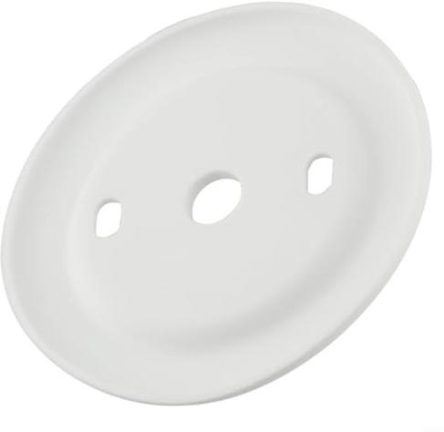Vasiumic Plaque murale en silicone pour thermostat Nest Learning - Kit de protection pour les murs endommagés - Facile à installer - 125 x 125 mm - Design moderne - Blanc