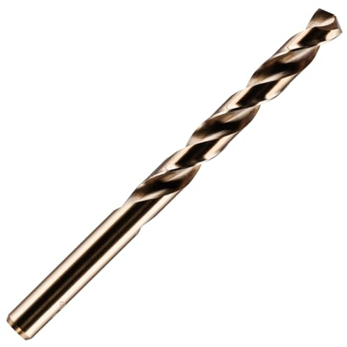 Rennie Tools - 11.5mm (29/64) HSS Gold Cobalt Jobber Drill Bit | For Stainless Steel, Hard Metals, Cast Iron, Aluminium Etc. Precision Ground M35 Cobalt Twist Drill Bit