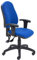 Office Hippo High Back Desk Chair, Ergonomic Home & Office Chair With Height Adjustable Seat, Backrest & Arms, Lumbar Support For Extra Comfort, Computer Chair - Royal Blue