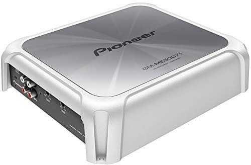 Pioneer GM-ME500X1 600W Marine Amplifier, 1-Channel/Monoblock for Subwoofers, 4Ω Stable