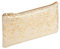 Clairefontaine 410015C Schlampermäppchen aus Leder Celeste Flach, 11 x 22cm, 1 Stück, Lazer Gold