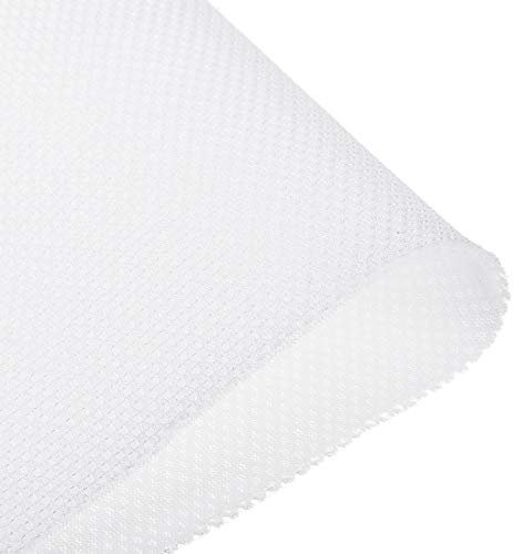 sourcing map White Speaker Mesh Grill Stereo Fabric Dustproof 0.5x1.45M 20 x 57 inch