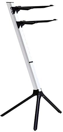 STAY - Slim 2 Tier Keyboard Stand with Curved Top Tier Arms - Blue
