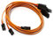 ikarex-shop 5 x Servokabel 50 cm Verlängerungskabel Servoverlngerung Servo JR Stecker Buchse Kabel 5 Stück 500 mm