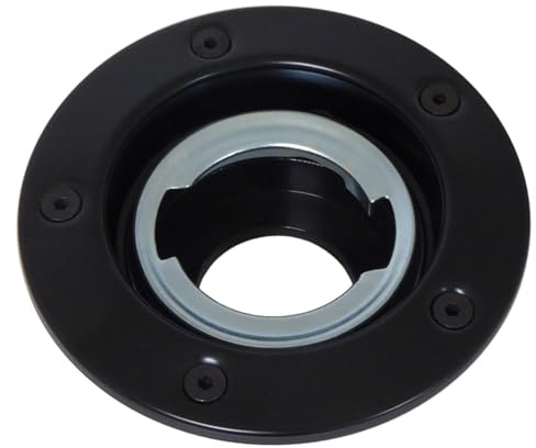 Flangia in Acciaio e Kit di montaggio per serbatoio benzina Moto Guzzi California Bellagio Nevada V7II (Nero)