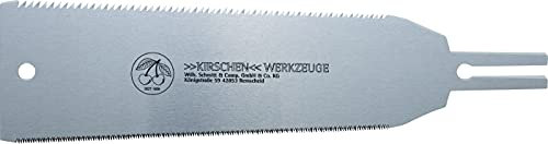 Kirschen Sägeblatt für Feinschnittsägen doppelseitig gezahnt (Blattlänge 240 mm, für Holz + Kunststoff, dreiseitig geschliffene Verzahnung 17/9 Zähne pro Zoll) 4321240