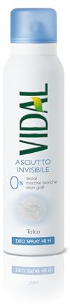 Vidal Deodorant Spray Talk Asciutto Invisibile 48h 150 ml