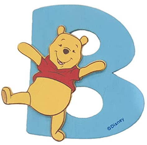 Lettere in Legno Disney Winnie The Pooh e i Suoi Amici del Bosco dei 100 Acri 8cm B