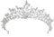 krone brautkrone Diadem Kristall geburtstag tiara haarschmuck frau mädchen haarschmuck junggesellinnenabschied prinzessin kostüm haarschmuck hochzeit braut geschenk Weihnachten Abschlussball