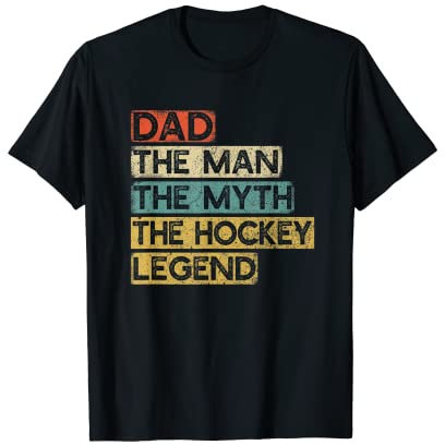 Hockey Legend Dad Vatertag T-Shirt