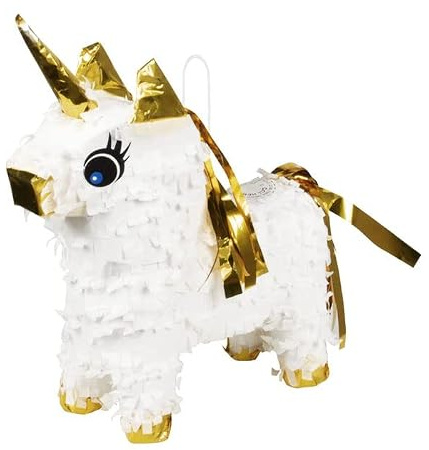 NEU Mini-Piñata/Pinata Einhorn, ca. 21x17cm