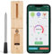 flintronic Bluetooth Termometro da Carne, 50 Metri a Sonda Senza Fili Termometri, Digitale Barbecue Termometro Grigliate BBQ Fumatore Forno Cucina, App Compatibile con iPhone, Android