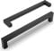 Amerdeco 5 Pieza Tiradores Cocina 192mm Tiradores Armarios Negro Tirador Puerta Tiradores Cajones de Acero Inoxidable Manillas Tiradores Para Muebles Tirador Puerta Corredera