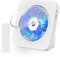 Howduoyu Portable Bluetooth CD Player, Small CD Player for Home with Remote Control, Built-in Dual Speakers with 6 Modes, Supports CD/Bluetooth 5.1/FM Radio, U Disk/Aux,