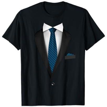 Tuxedo mit Krawatte für lustige Hochzeiten T-Shirt