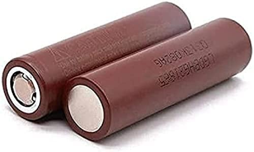 Battery 3000mAh Flat Top Batteries High Drain 3.7V 20A For HG2-2pcs
