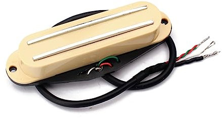 ibasenice Micros à Double Bobinage Micro à Quatre Cœurs Micro Double Bobinage Costume Humbucker Jaune Humbucker De Remplacement Ramassage Jaune Micros De Remplacement Guitare Pick-up