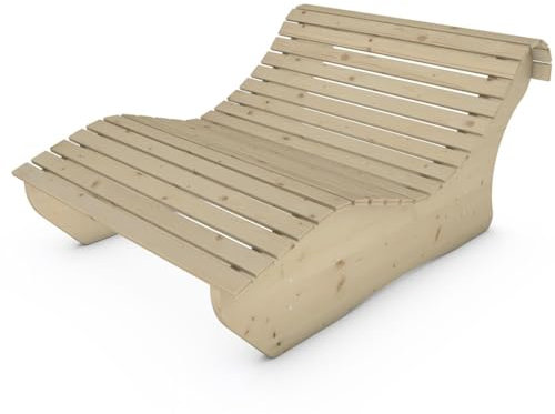 TUGA-Holztech Relaxliege Heiner Gartenliege 120cm Fichte