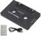 demaxiyad Lettore di cassette per auto, ricevitore a cassette wireless 5.0, lettore da scrivania ad alta fedeltà, cassetta streaming senza interruzioni per ascoltare musica mobile e voce 'auto