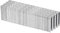 sourcing map 18 Gauge Narrow Crown Staples 1/4x1, 900Pcs Galvanized Steel for Pneumatic, Electric Stapler, White