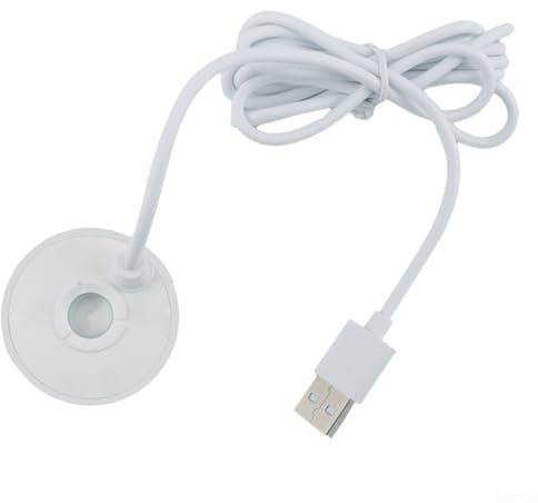 CNANRNANC Nebler Vernebler 5V USB Nebelgerät für Halloween Pumpkin und Hexentopf Springbrunnen Teich Nebel Zerstäuber Luftbefeuchter(White)